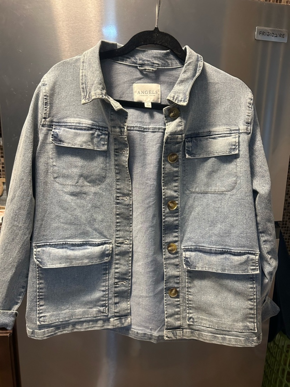 Macy's Light Blue Denim Jean Jacket